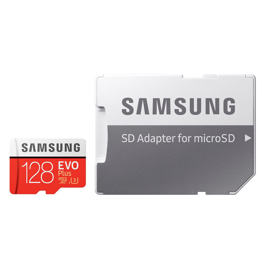 Thẻ nhớ microsd samsung evo plus 4k 128gb 100mb/s 128gb box hoa - hàng chính hãng