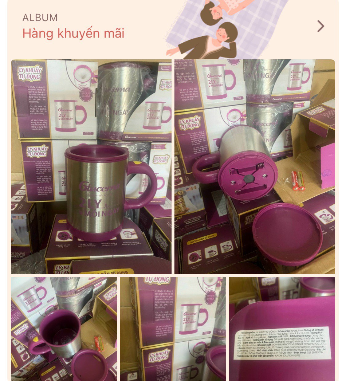 Ly khuấy tự động glucerna