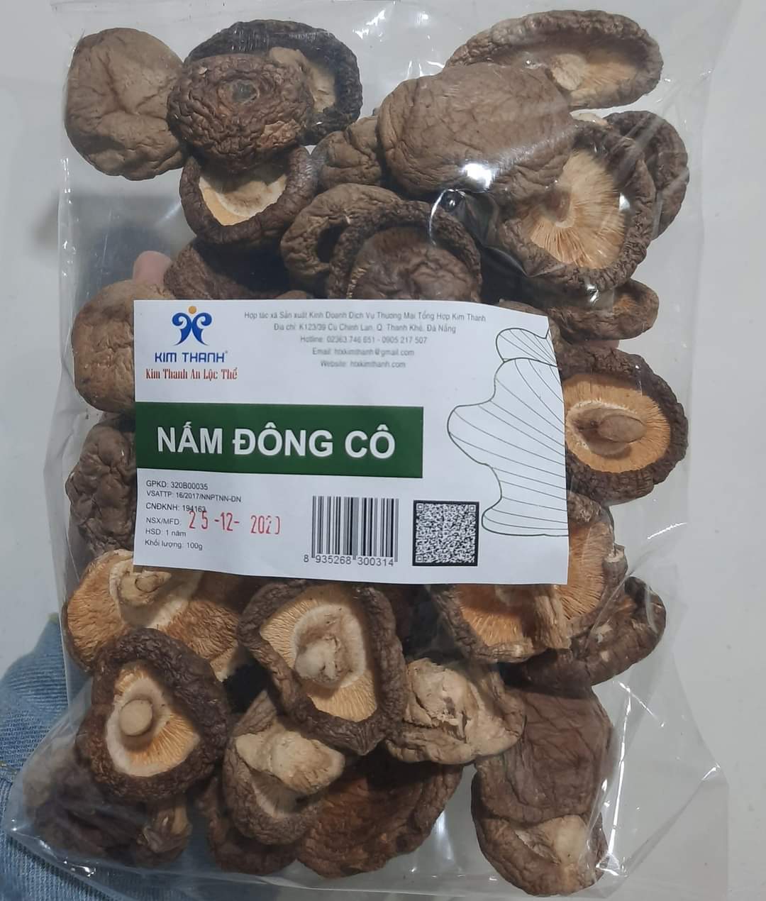 Nấm Đông Cô khô 500g