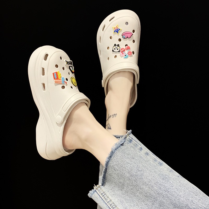 Dép Sục Croc 4cm Nhựa Eva