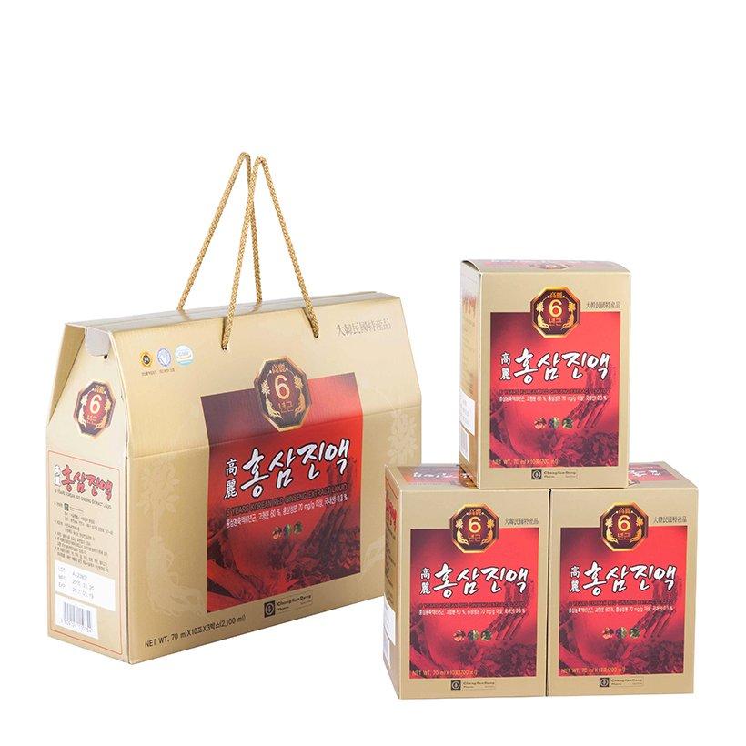 [HCM][SIÊU SALE] Hồng sâm nước 6 năm tuổi Chong Kun Dang (70ml x 30 gói)
