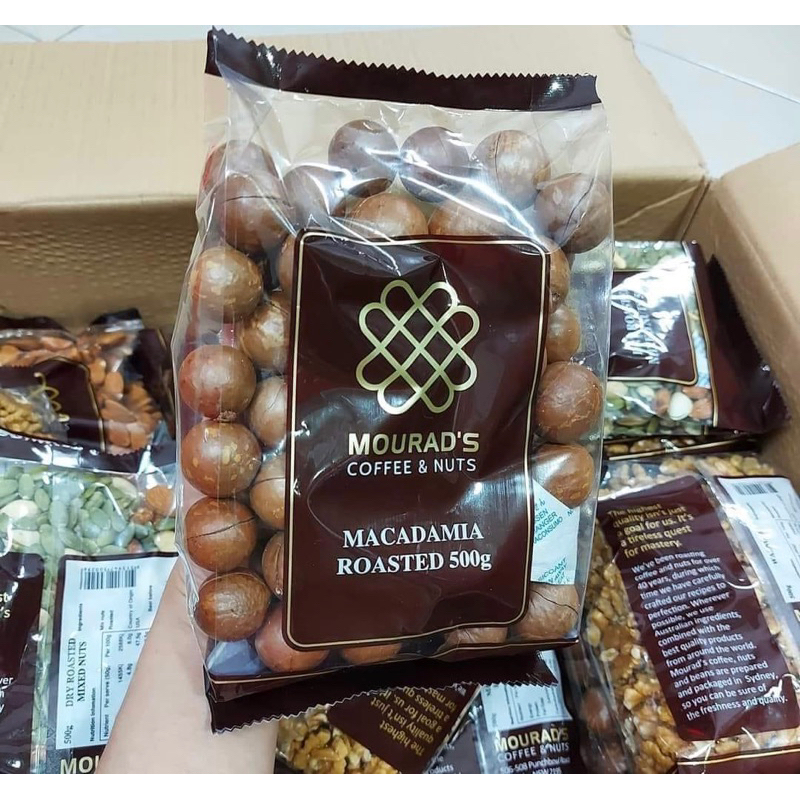 Hạt Mourad's Úc Túi 500g (Hạnh Nhân/ Bí Xanh/ Macca/ Óc Chó/ Hạt Dẻ/ Mix Hạt/ Nho Vàng/ Nho Mix) Hàng Chuẩn