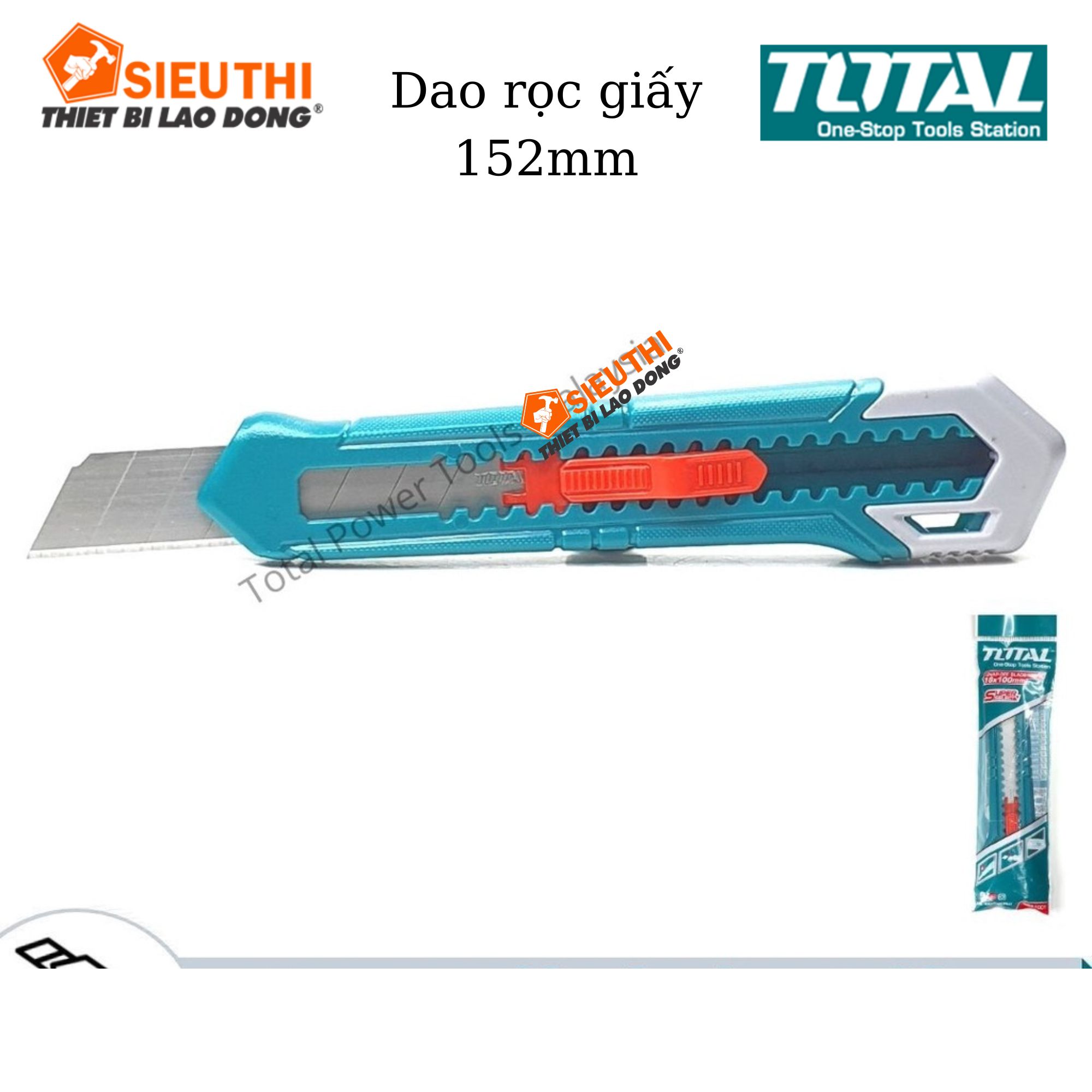 Dao rọc giấy dòng siêu rẻ 152mm TOTAL THT51001