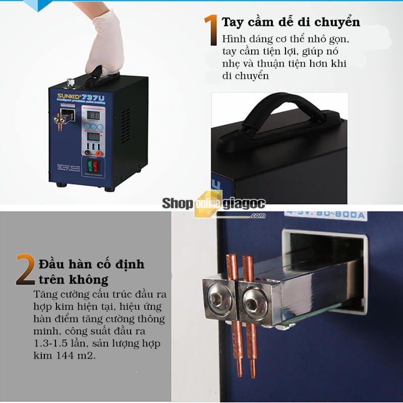 Máy Hàn Cell Pin SUNKKO 737U