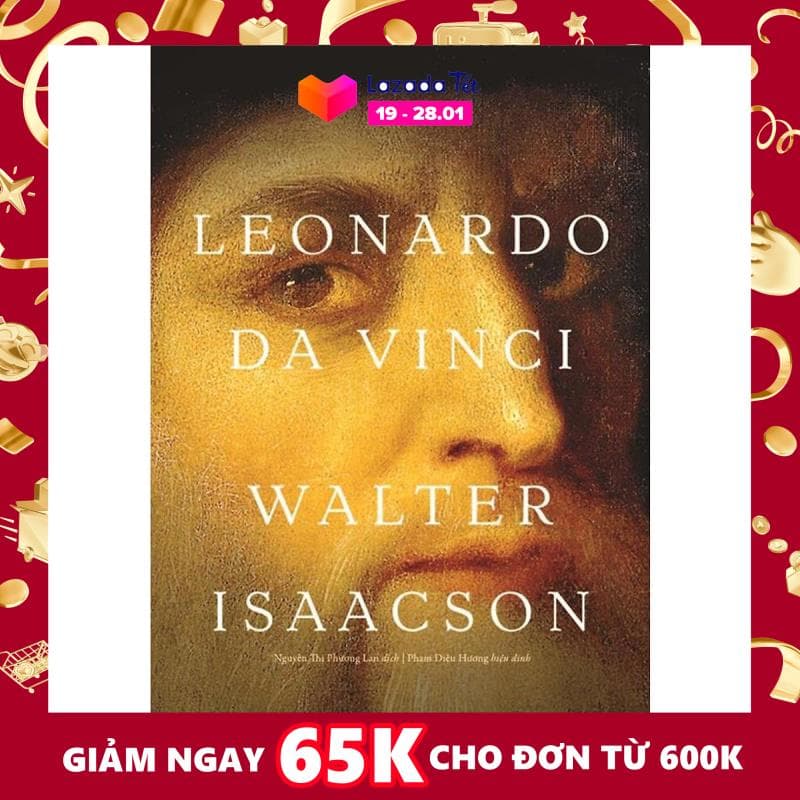 Sách - Leonardo da Vinci Walter Isaacson (bìa cứng)