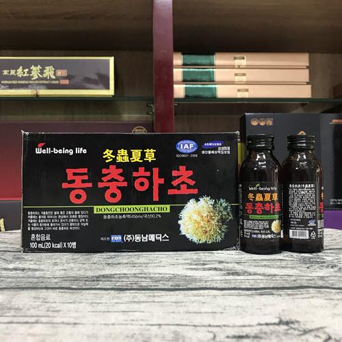 Combo 10 Chai Nước Đông Trùng Hạ Thảo Hàn Quốc 100ml