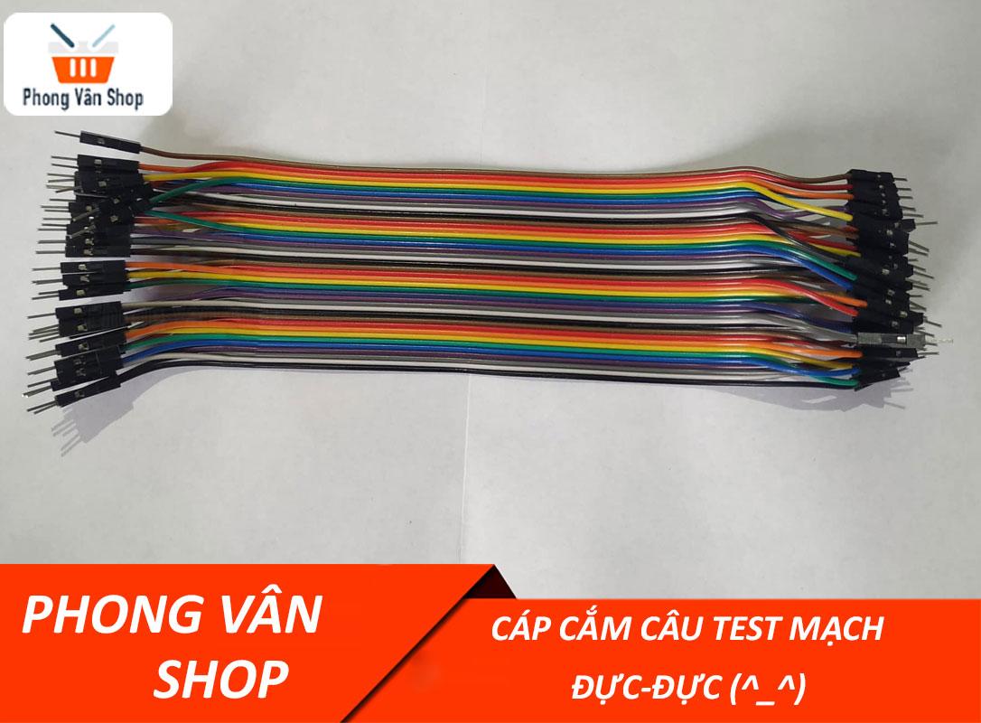 Cáp cắm câu test mạch đực cái - cái cái - đực đực