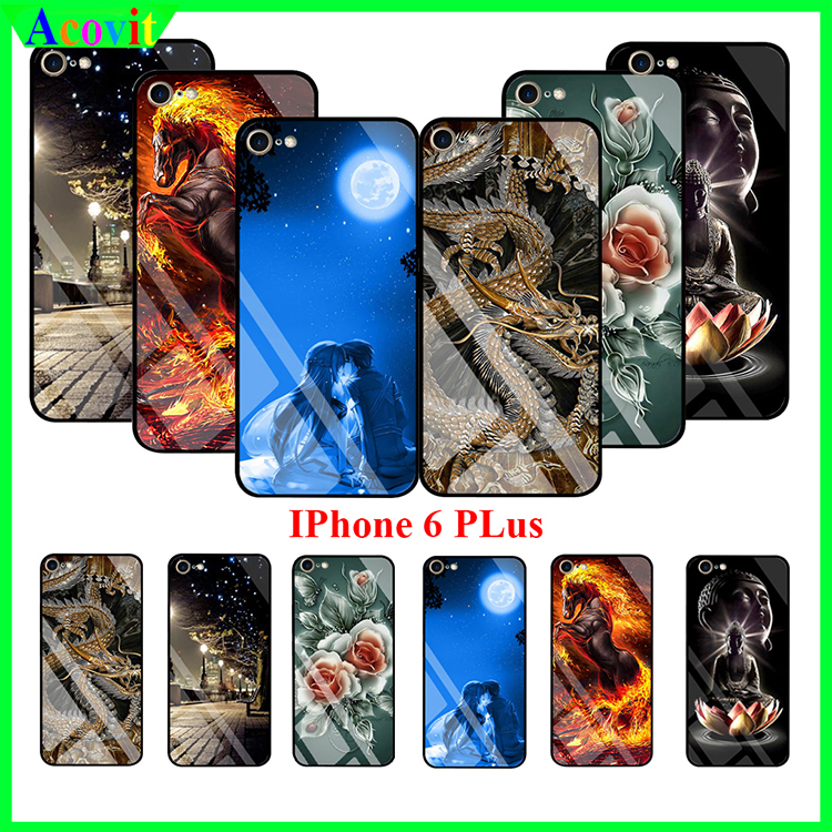 " ỐP lưng IPHONE 6 PLUS  kính 3D " _Kiểu dáng sang trọng, mặt kính siêu nét chống bẩn, chống bụi_ Hình ảnh sắc nét, Không mờ