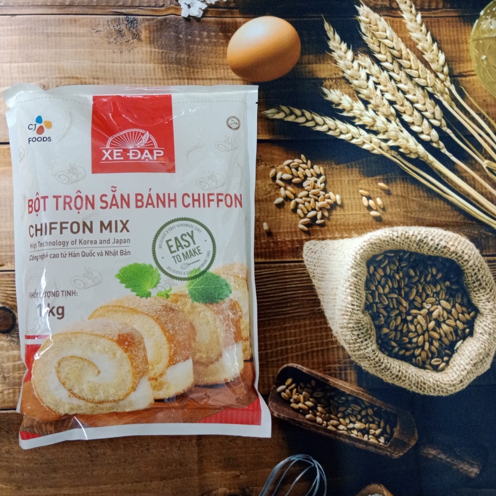 Bột trộn sẵn bánh chiffon 1 kg