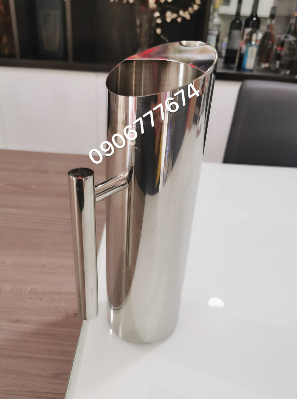 Ca inox ống trúc / miệng xéo phục vụ nhà hàng