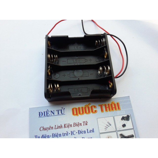 Đế 4 pin 1v5 size aa