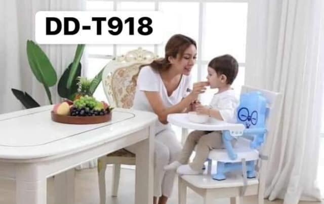 Ghế ăn dặm cho bé - Có dây bảo hiểm