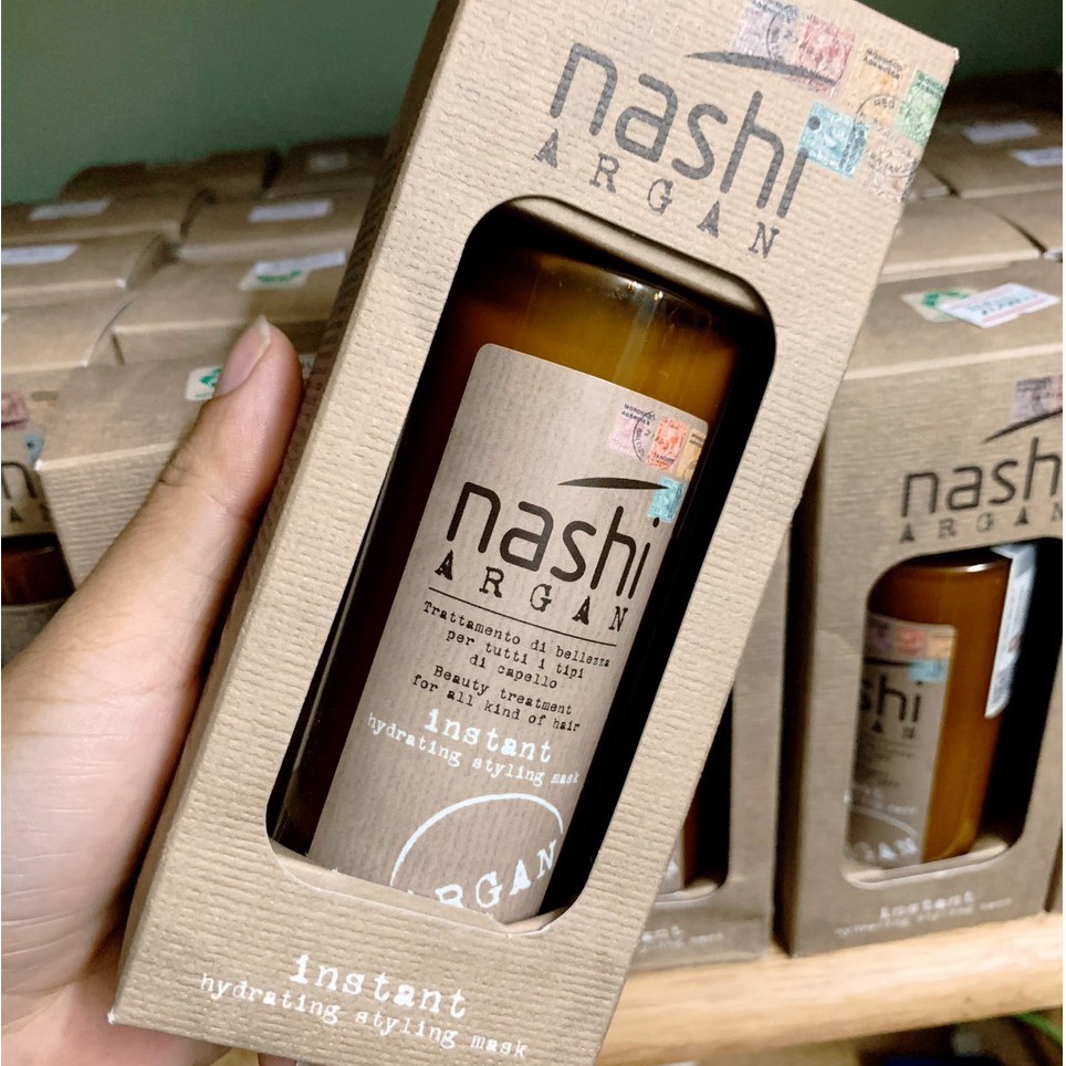 Lọ xịt dưỡng tóc xả khô nashi chuẩn salon làm phồng tóc 150ml ❤❤❤❤❤