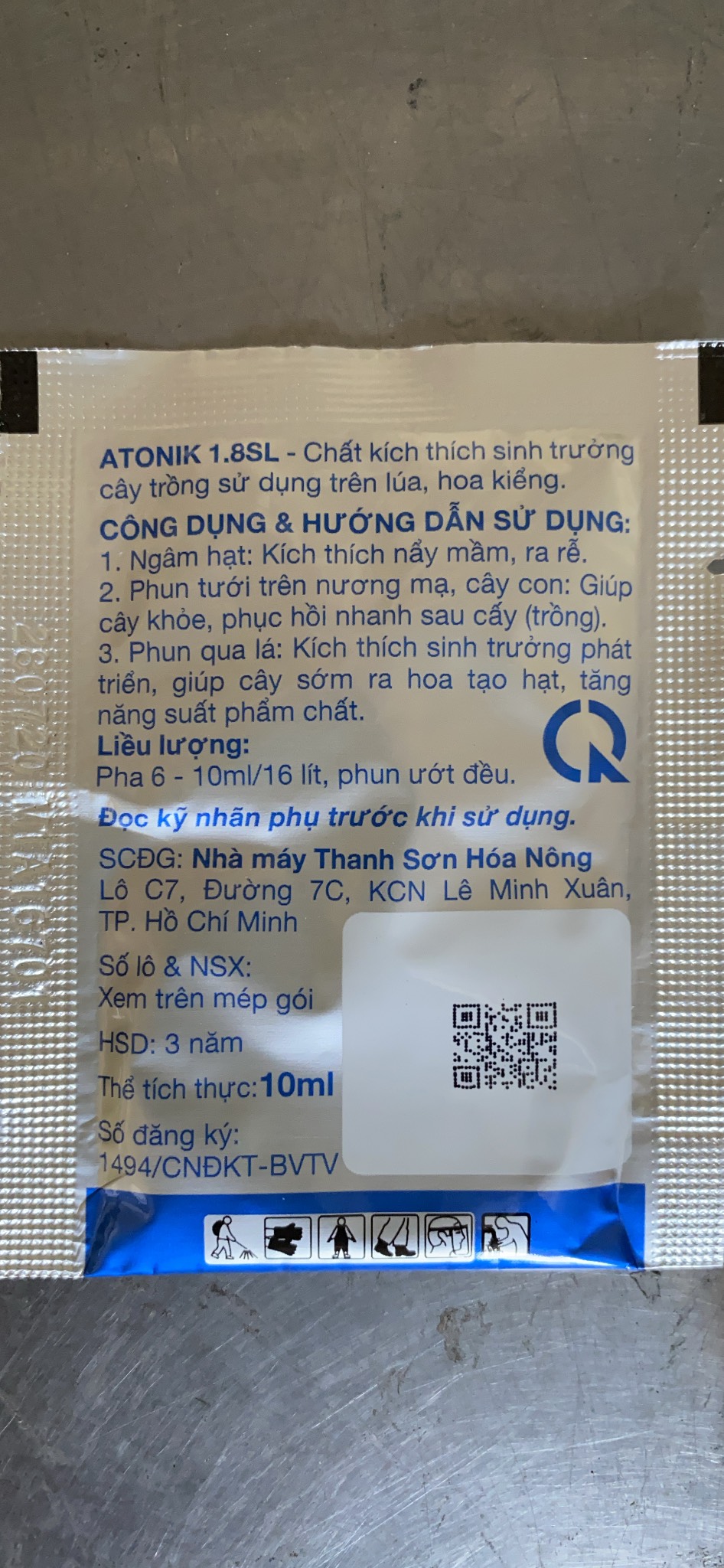 Phân bón lá ATONIK 1.8 SL chính hãng ( gói 10ml)