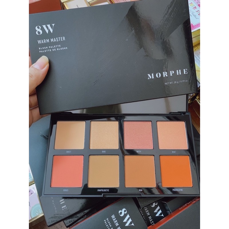 Phấn Má Morphe Blush Palette 8W & 8C