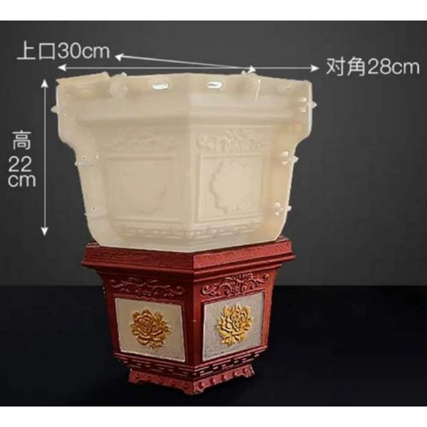 Khuôn chậu cảnh ABS lục giác 30