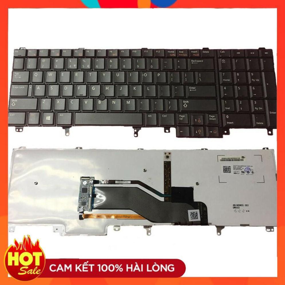Bàn phím laptop dell latitude e6520 e6530 e5520 e 5520m e5530 e6540 precision m4600 m4700 m6600 m6700 có đèn led