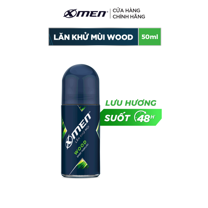 Lăn khử mùi X-men Wood 50ml cao cấp