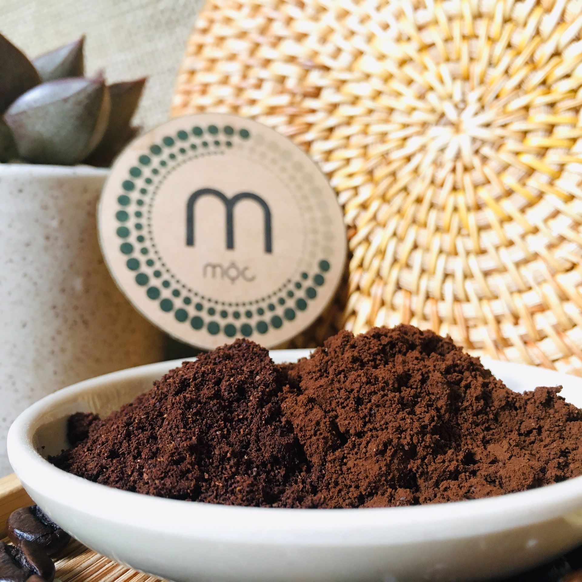 Bột cà phê face (cafe scrub) nguyên chất MỘC - dưỡng trắng, làm sạch sâu, dưỡng ẩm và làm đều màu da túi dùng thử 10g, chai 100ml, 200ml handmade