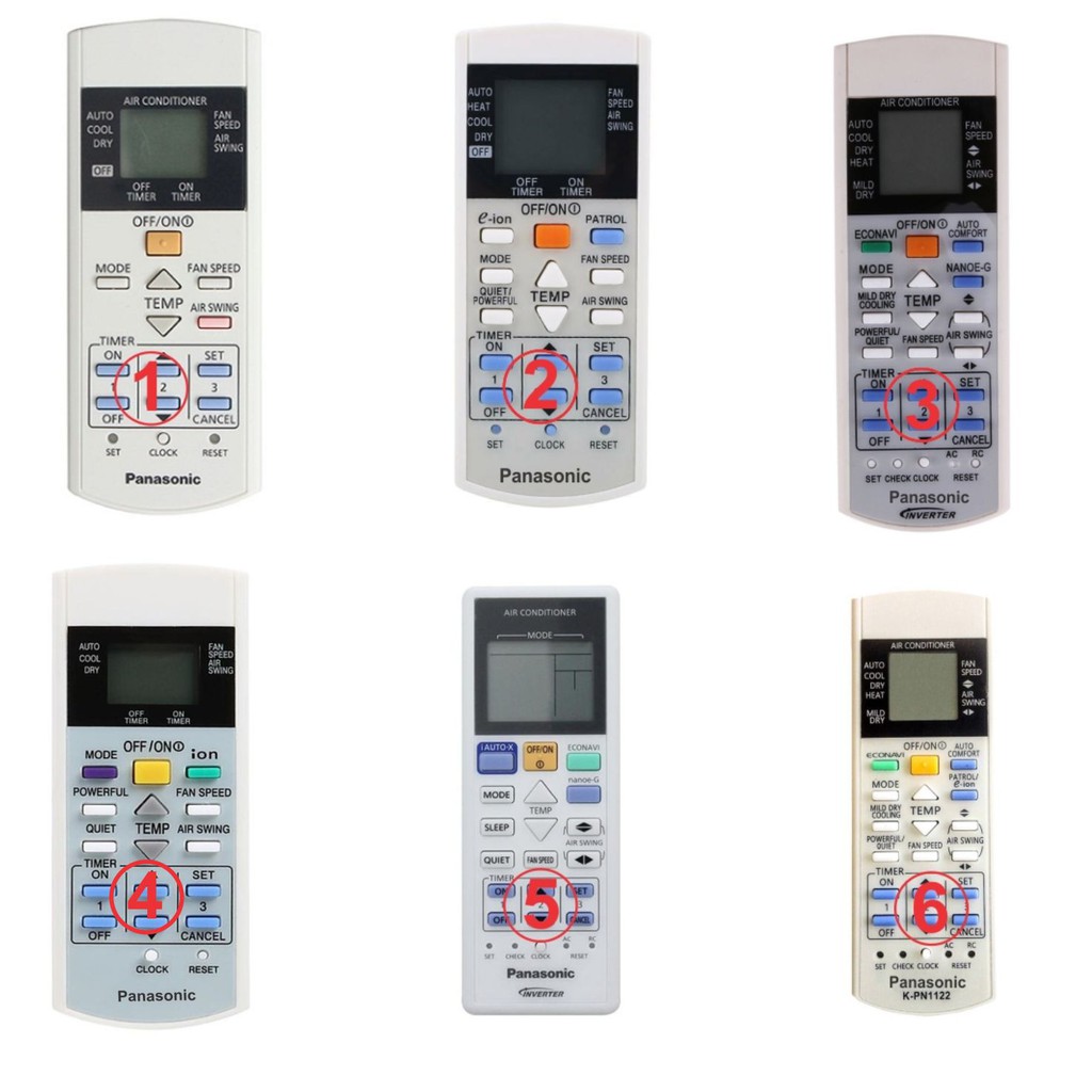 Remote máy lạnh Panasonic Inverter Tân Minh Phát