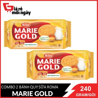 [HCM]Combo 2 Bánh quy sữa Roma Marie Gold 240gX2 thumbnail