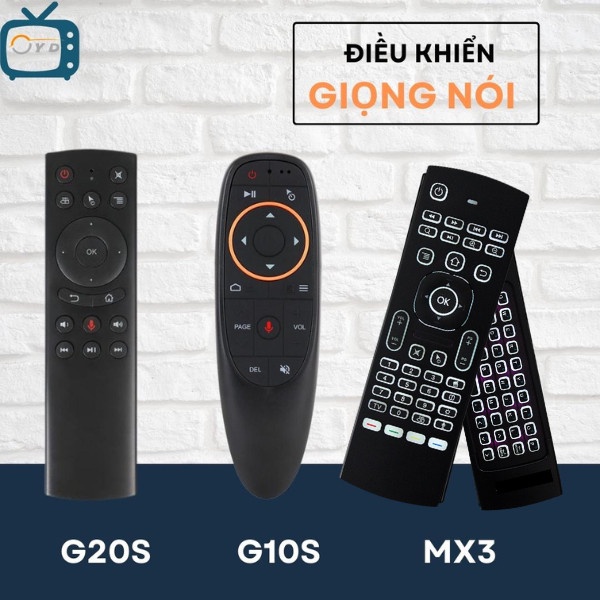 Điều khiển giọng nói g10sg20mx3 cho android tv, smart tv,...kèm chức năng chuột bay, học lệnh,...