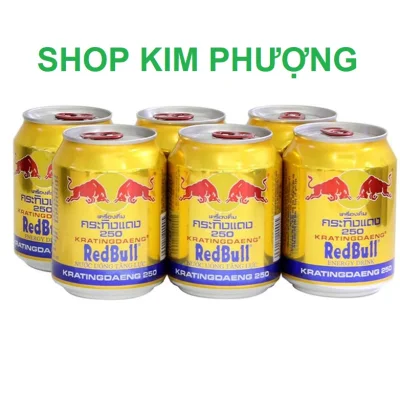 [HCM]Combo 06 Lon Redbull Thái Lan 250ml (hsd lun mới)