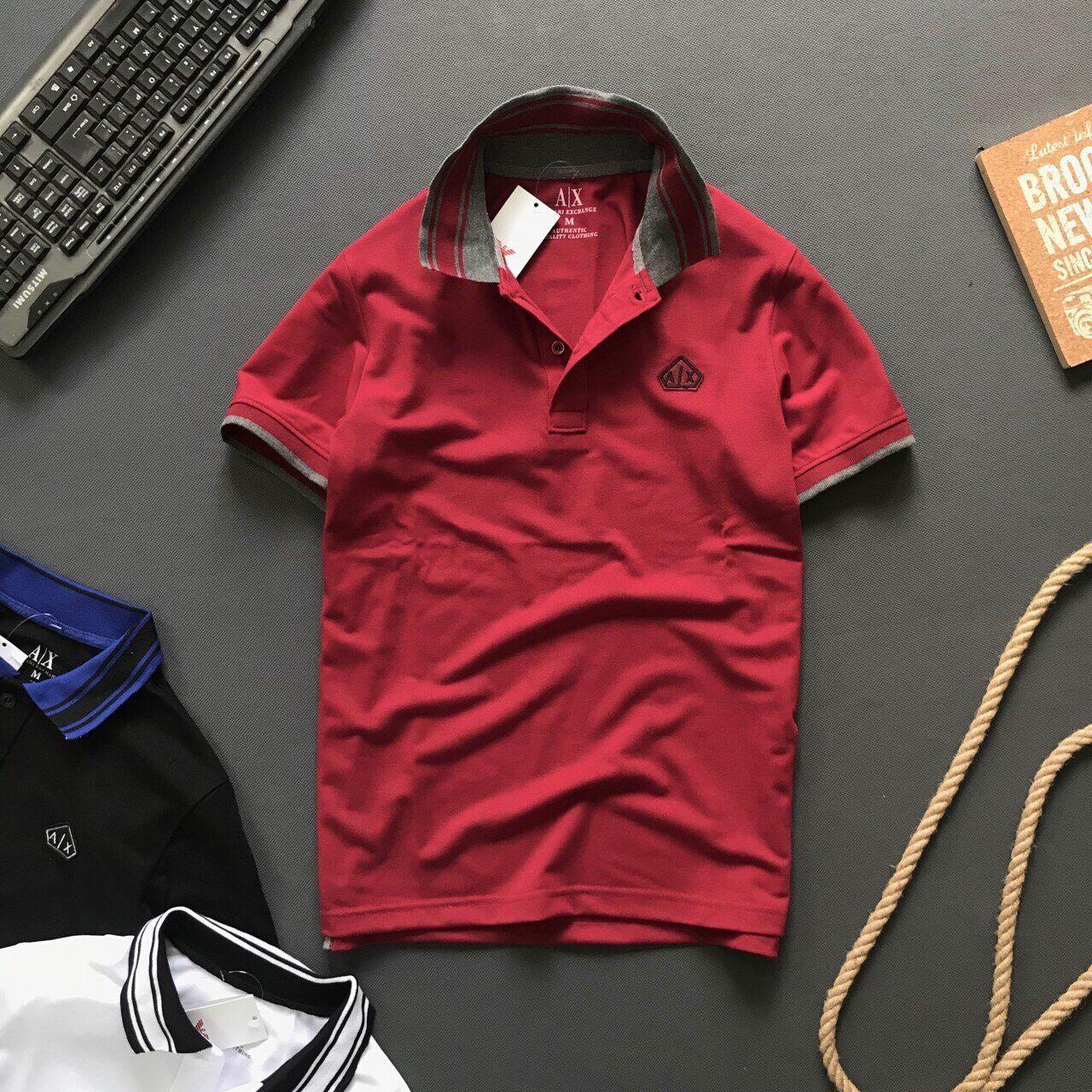 Kman Áo thun nam cá sấu thiết kế cổ bẻ phong cách thêu logo 010 (Nhiều màu )