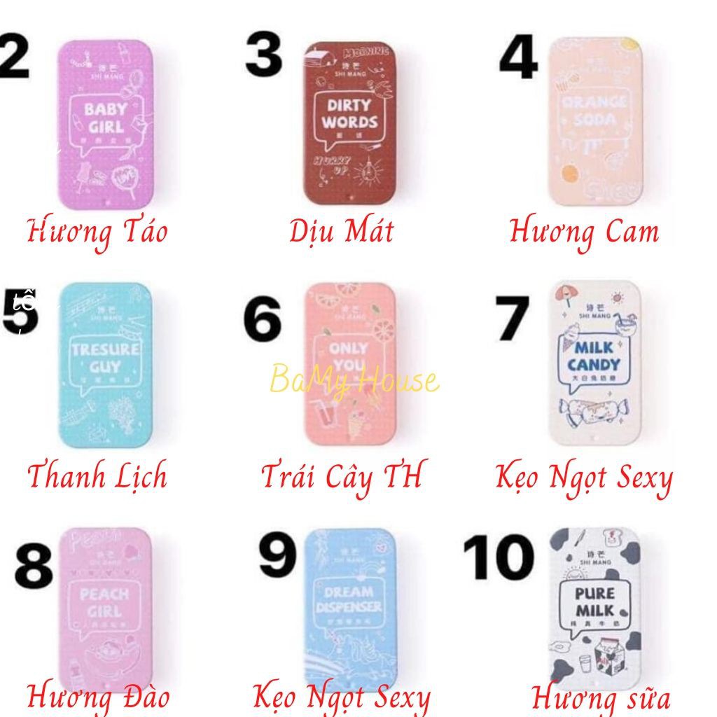 NƯỚC HOA KHÔ DANG SÁP MINI - SHIMANG Bỏ Túi (Giao Hương Ngẫu Nhiễn)