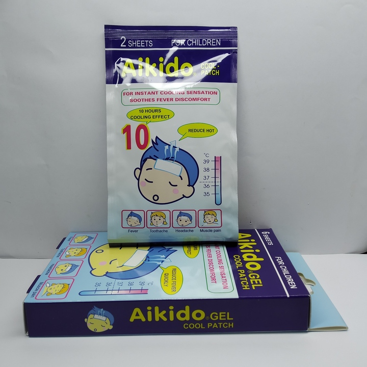 Miếng dán Hạ sốt Aikido hộp 6 miếng