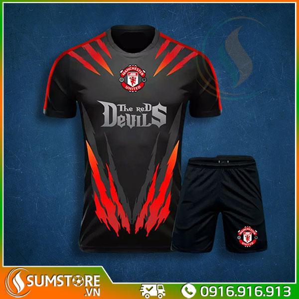 Áo bóng đá độc lạ – clb mu red devil - đồ đá banh mới đẹp 2022