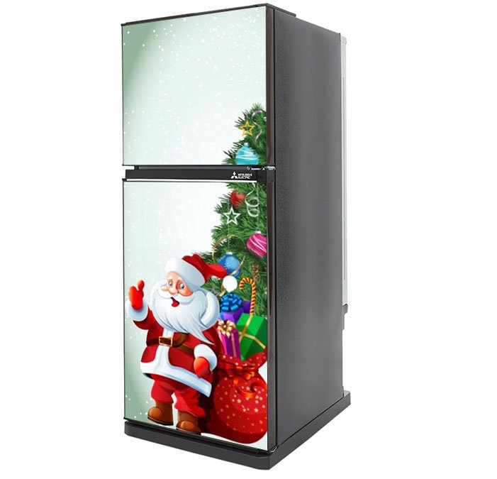 Miếng dán tủ lạnh Cao cấp - Giáng sinh