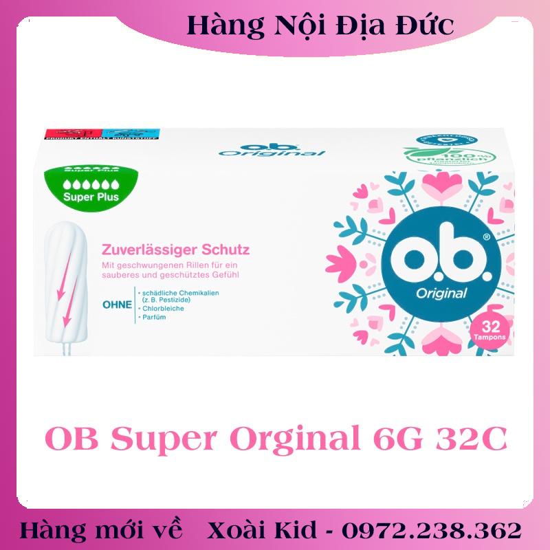 Băng vệ sinh Tampon Ob Đức - Date mới đủ Bill