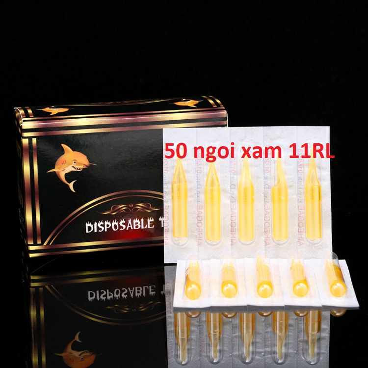 50 đầu ngòi của kim xăm 11RL chạy khung
