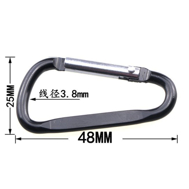 Móc Đa Năng Móc Khóa Nhôm Đi Phượt Carabiner
