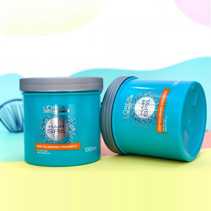 Hấp dầu nuôi dưỡng tóc suôn mượt loreal hair spa deep nourishing 1000ml