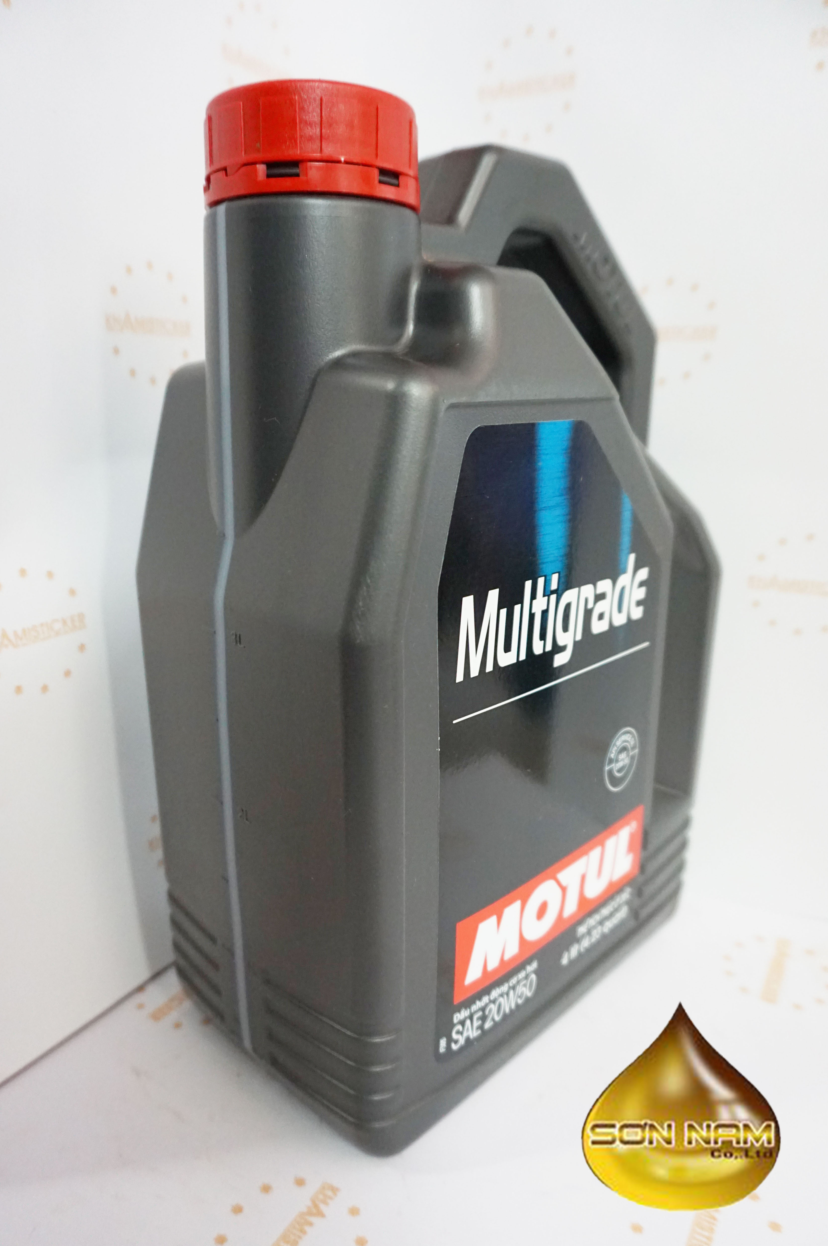 Dầu nhớt xe hơi oto Motul Multigrade 20W50 API SL/CF 4lit