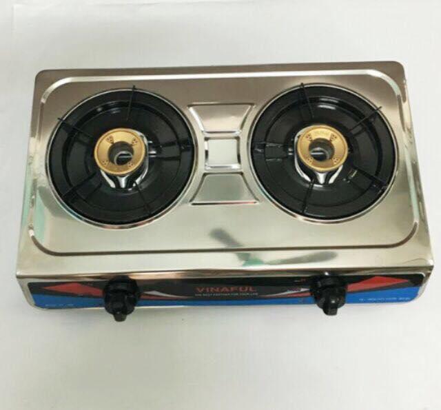 Bếp gas đôi mặt inox giá tốt