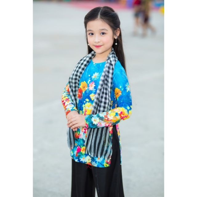 [HCM]Khăn rằn sọc đen trắng dể thương cho bé