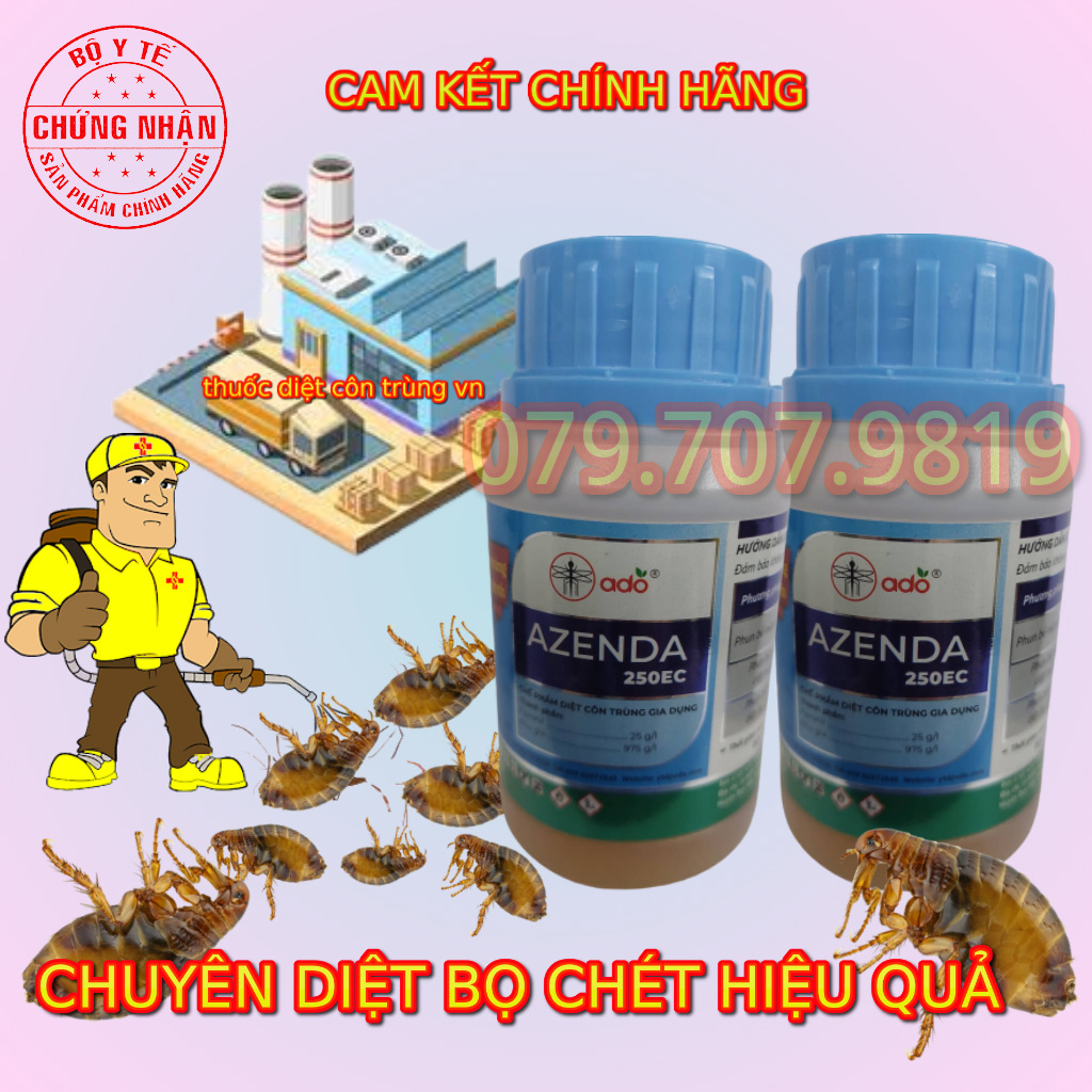 Thuốc diệt bọ chét hiệu quả  - AZENDA 250EC - 100ml