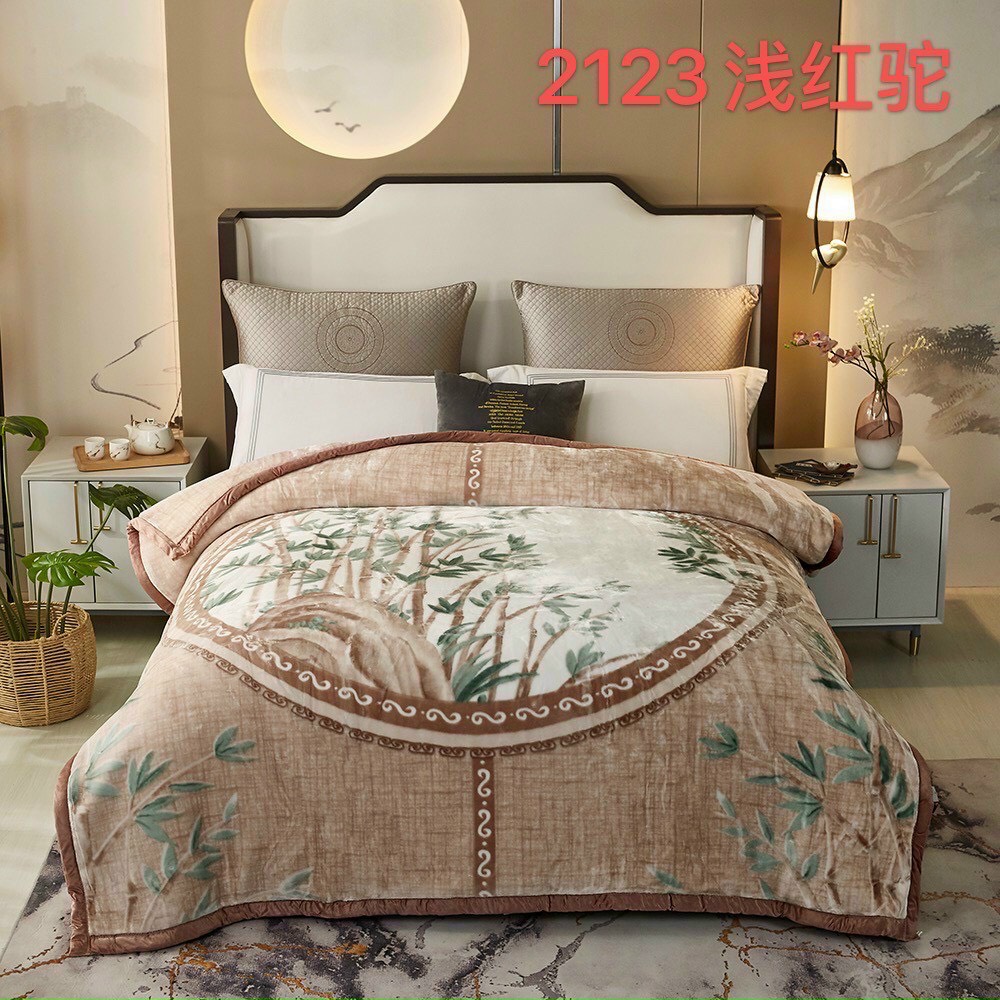 Chăn nhung tuyết mùa đông, chăn băng lông nặng 4,5kg 3 lớp cao cấp, chăn siêu tuyết siêu ấm giữ nhiệt tốt