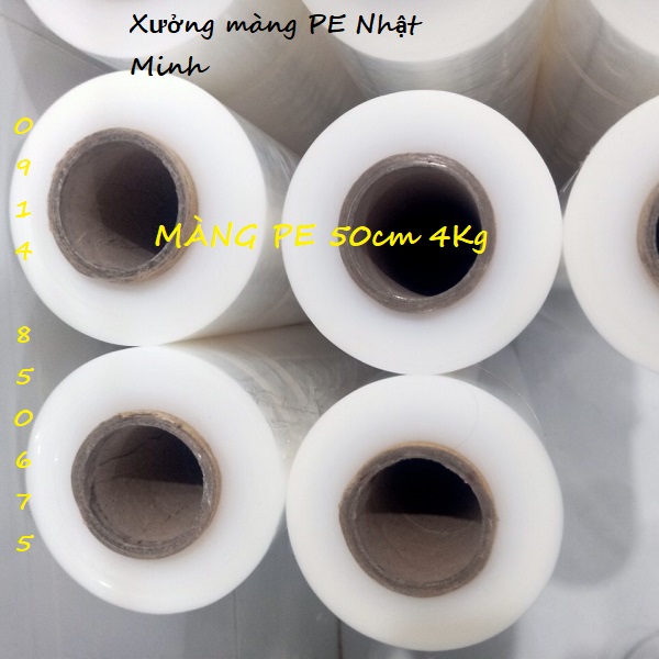 Màng PE quấn hàng 50cm 4kg