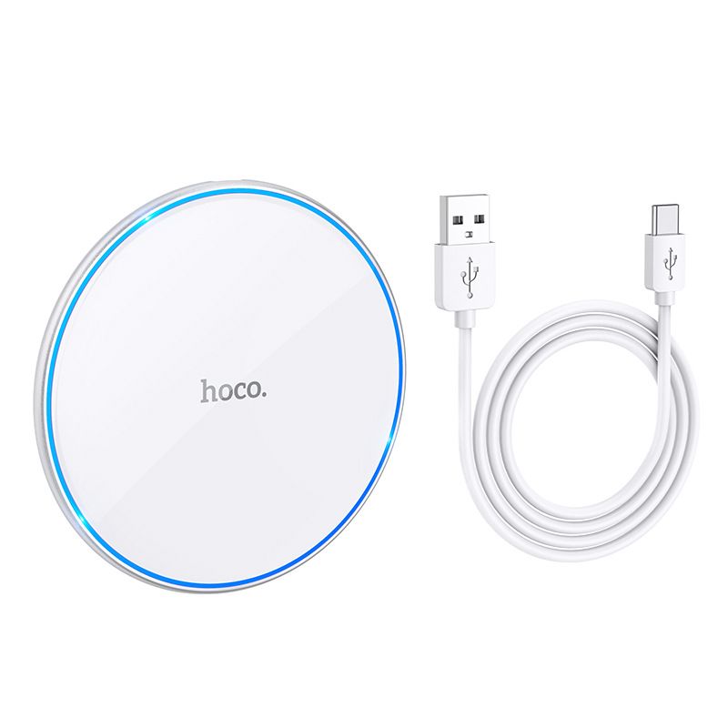 (HOT&NEW) Đế sạc nhanh không dây 15w Hoco CW6 pro