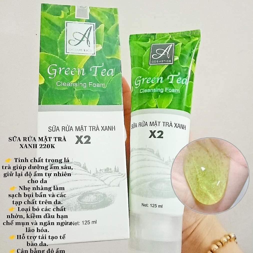 [HCM]sữa rửa mặt trà xanh x2