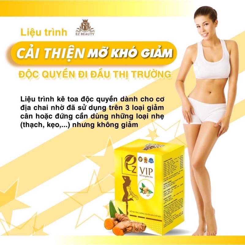 Giảm Cân Ez Vip Cho Cơ Địa Chai Lờn