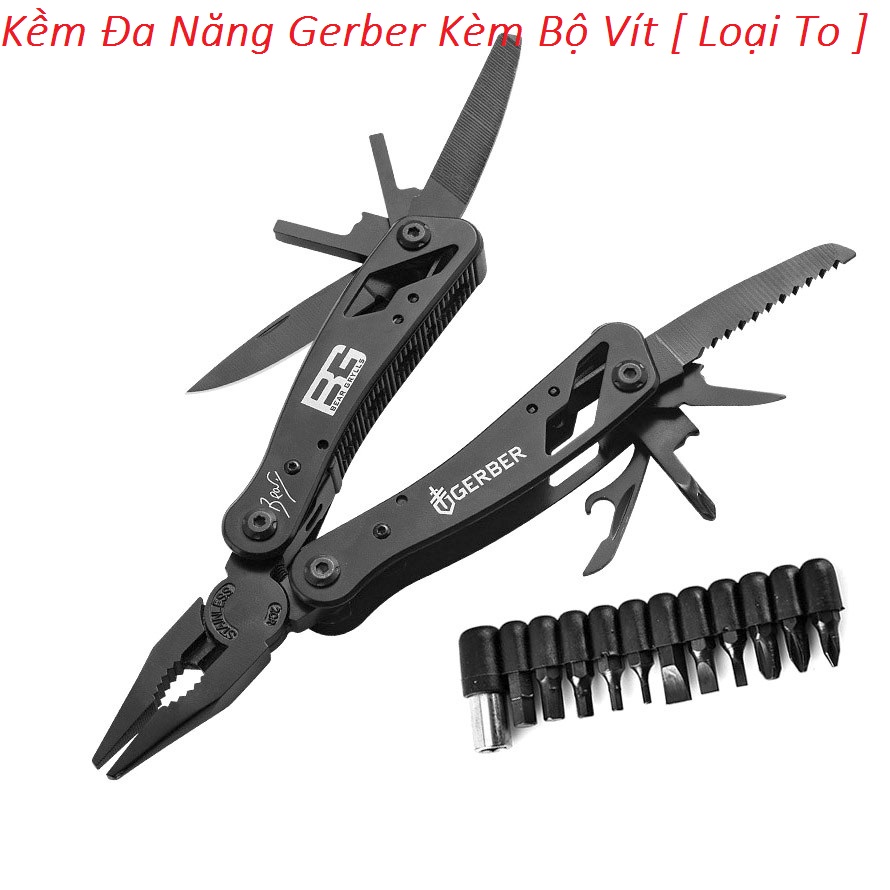 [HCM]Kềm Đa Năng Gerber Kèm Bộ Vít [ Loại To ]