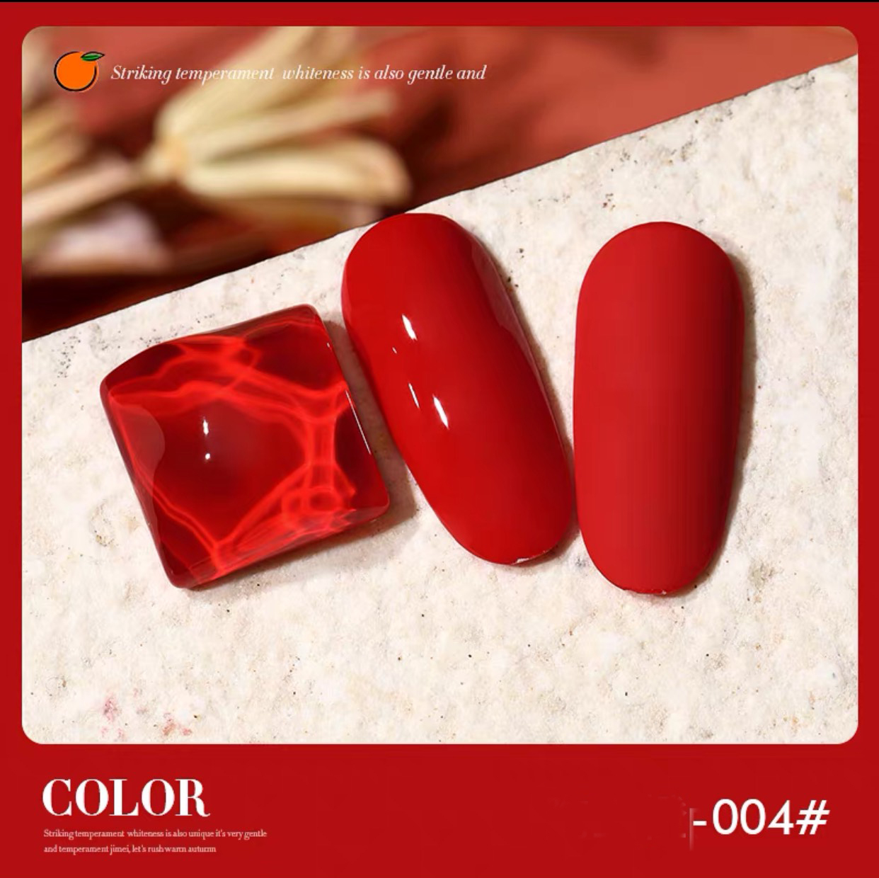 Sơn gel AS lẻ 6 màu cam đất TT