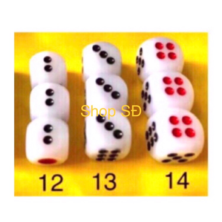 Xí ngầu nghệ hoa - combo 9 viên