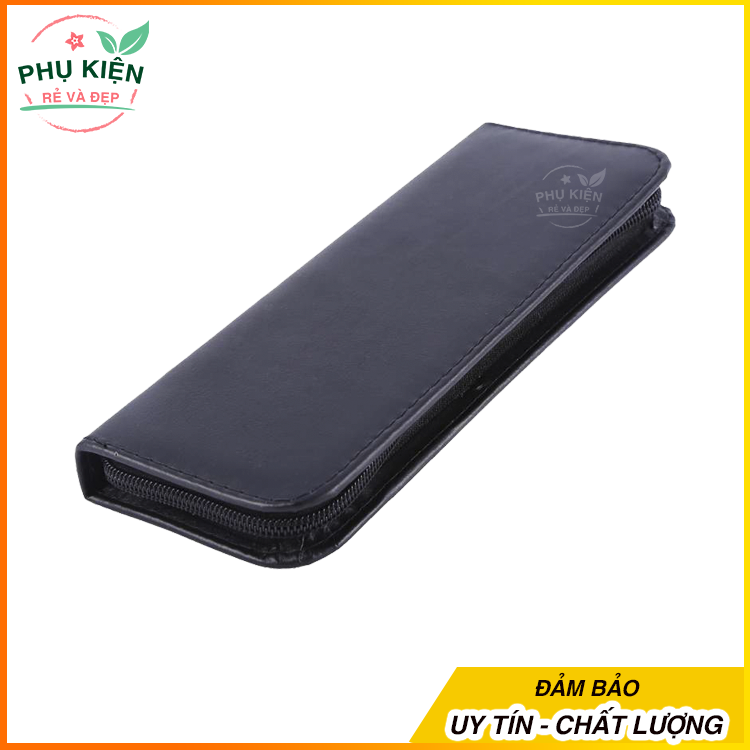 [HCM]Bao đựng kéo cắt tóc bằng da cao cấp (Đen) - PHỤ KIỆN RẺ VÀ ĐẸP