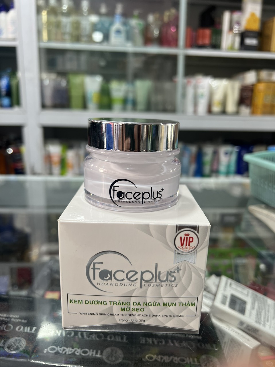 [ TẶNG MẶT NẠ] KEM DƯỠNG TRẮNG DA NGỪA MỤN THÂM FACEPLUS+ ( 10g - 15g)